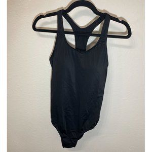 UNOW Pro Training Black Racerback (M-L) Slimming Womens One Piece Swimsuit